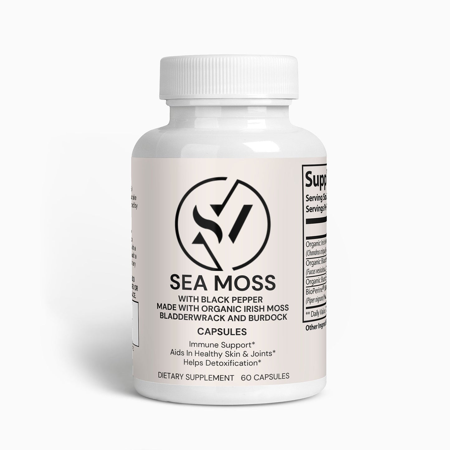 Sea Moss Burdock Root Bladderwrack Capsules